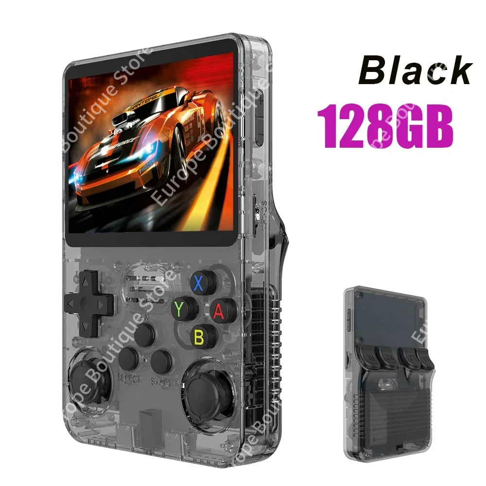 R36S Handheld Game Players 20000+ Games Portable Console 64/128GB Retro Games Emulators Gift