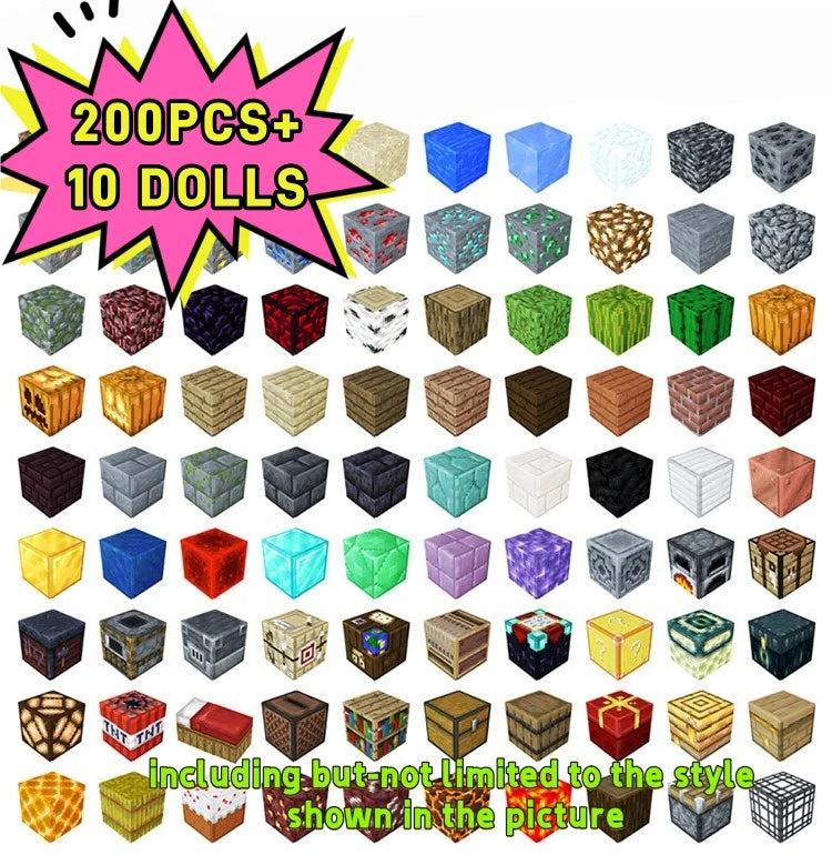 Magnetic Building Blocks DIY Mini World Puzzle Toy Set for Kids Learning Fun