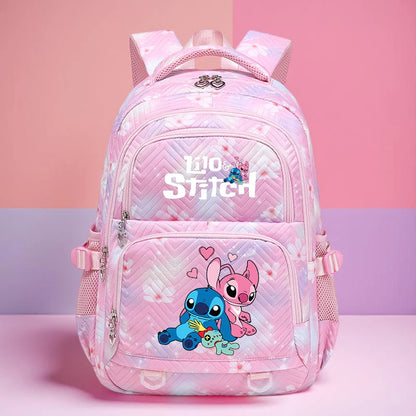 Large Stitch Backpack Anime Daypack Schoolbag Casual Travel Knapsack for Girls