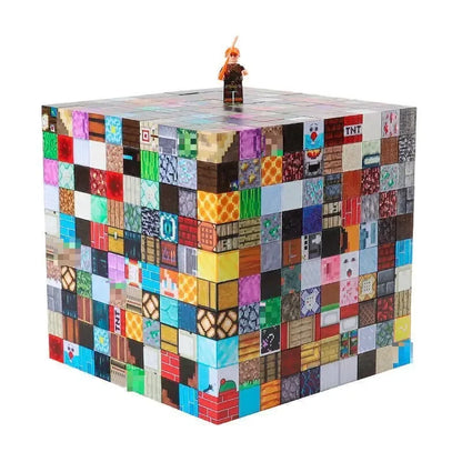 Magnetic Building Blocks DIY Mini World Puzzle Toy Set for Kids Learning Fun