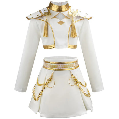Korean Style Anime Cosplay Costume for Girls Halloween Party Outfit Set