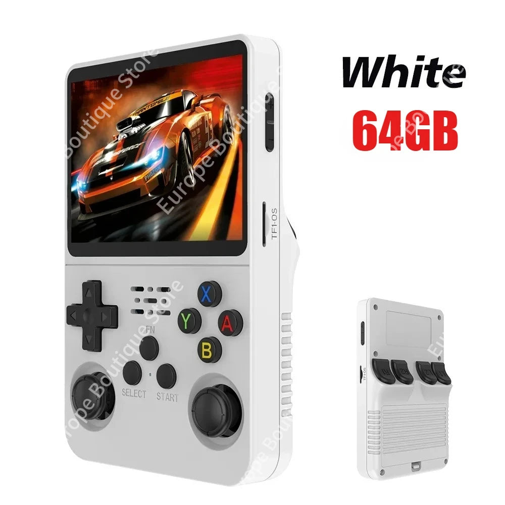 R36S Handheld Game Players 20000+ Games Portable Console 64/128GB Retro Games Emulators Gift
