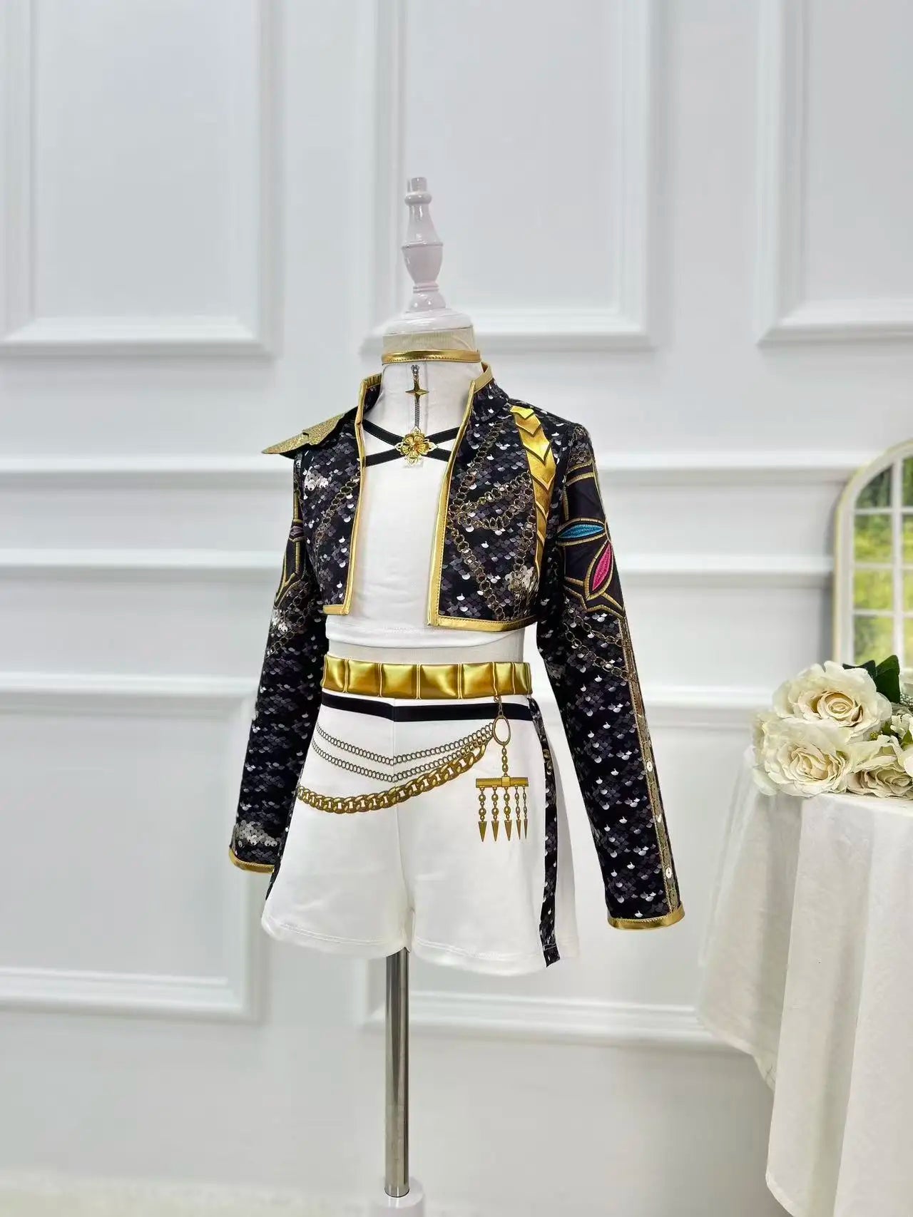 Korean Style Anime Cosplay Costume for Girls Halloween Party Outfit Set