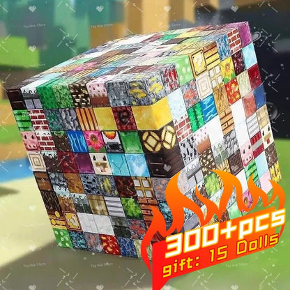 Magnetic Building Blocks DIY Mini World Puzzle Toy Set for Kids Learning Fun