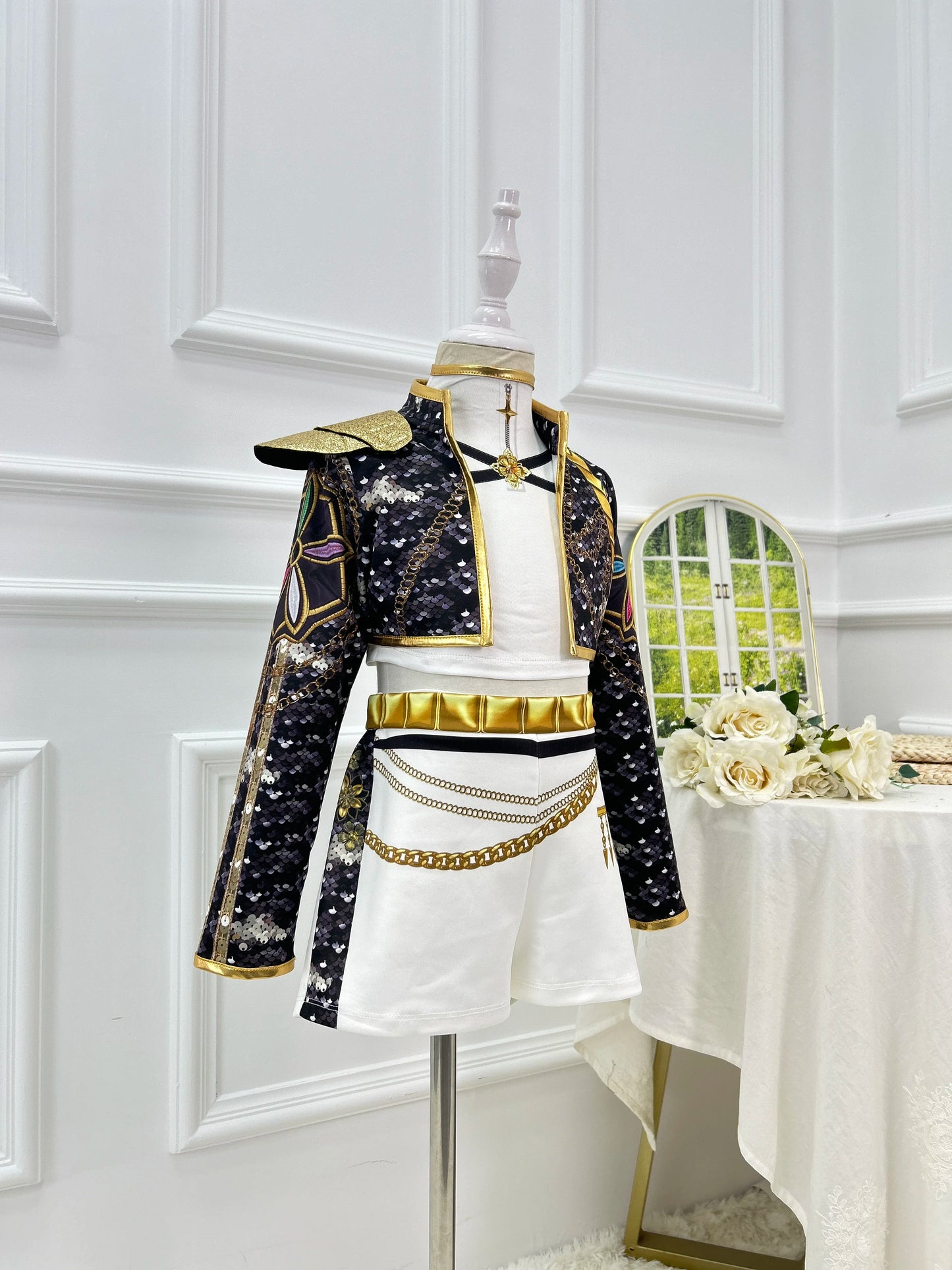 Korean Style Anime Cosplay Costume for Girls Halloween Party Outfit Set