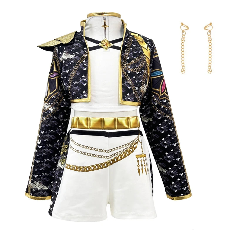Korean Style Anime Cosplay Costume for Girls Halloween Party Outfit Set