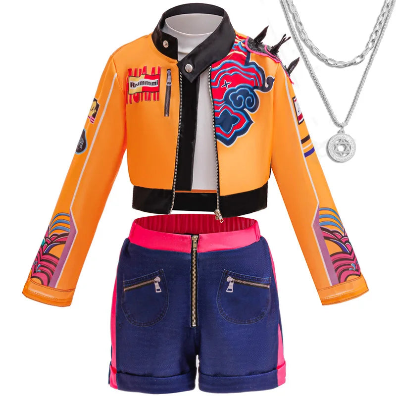Korean Style Anime Cosplay Costume for Girls Halloween Party Outfit Set