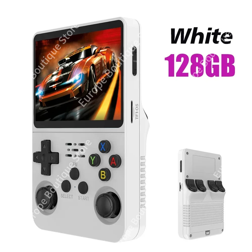 R36S Handheld Game Players 20000+ Games Portable Console 64/128GB Retro Games Emulators Gift