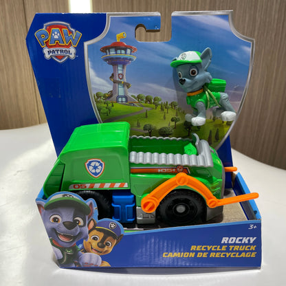 PAW PATROL Vehicle Car Ryder Tracker Everest Chase Rex Skye Rocky Marshall Zuma Action Figure Toy Kid Birthday Gift