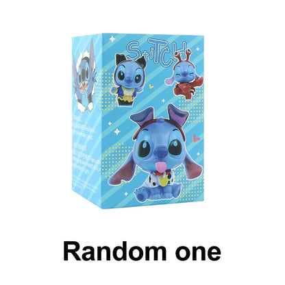 Stitch Blind Box Figure Cross Dressing Series Room Decoration Model Doll Action Figure Kid Toys Girl Birthday Gift