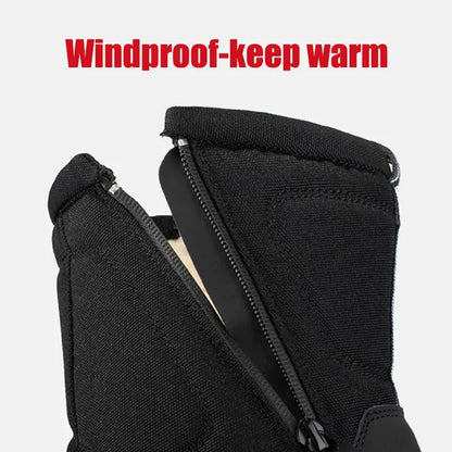 Men's Waterproof Insulated Winter Snow Boots Warm Outdoor Hiking Footwear