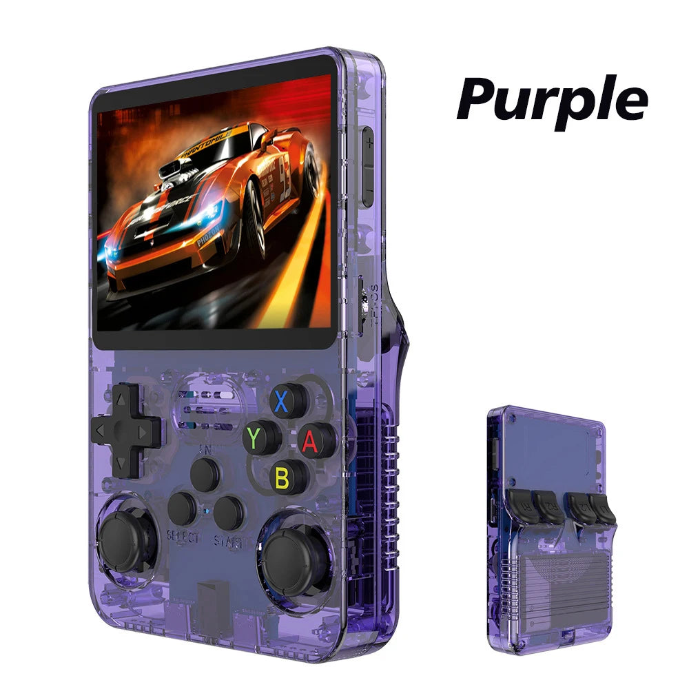 R36S Retro Handheld Video Game Console Linux System 3.5-inch IPS Screen Portable Player 64GB 15000 Games Gifts