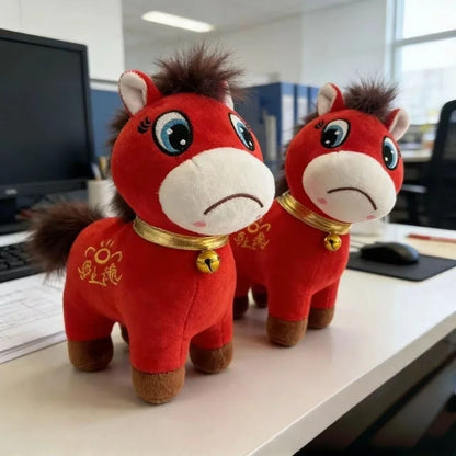2026 Pony Plush Toy Sad Horse Doll Exclusive Resonance For Working People Stuffed Toy Gift