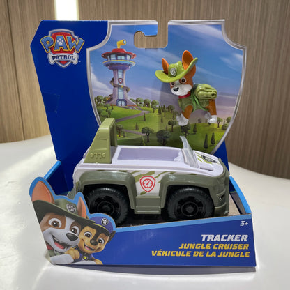 PAW PATROL Vehicle Car Ryder Tracker Everest Chase Rex Skye Rocky Marshall Zuma Action Figure Toy Kid Birthday Gift