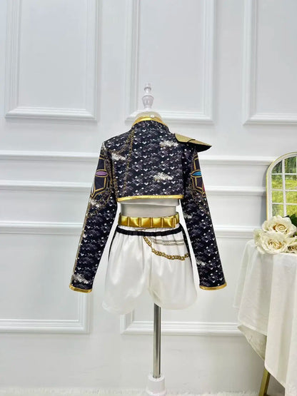 Korean Style Anime Cosplay Costume for Girls Halloween Party Outfit Set