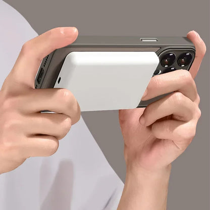 MagSafe Matte Magnetic iPhone Case with Lens Protector for iPhone 11-17 Pro Max