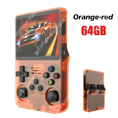 R36S Handheld Game Players 20000+ Games Portable Console 64/128GB Retro Games Emulators Gift