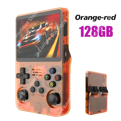 R36S Handheld Game Players 20000+ Games Portable Console 64/128GB Retro Games Emulators Gift