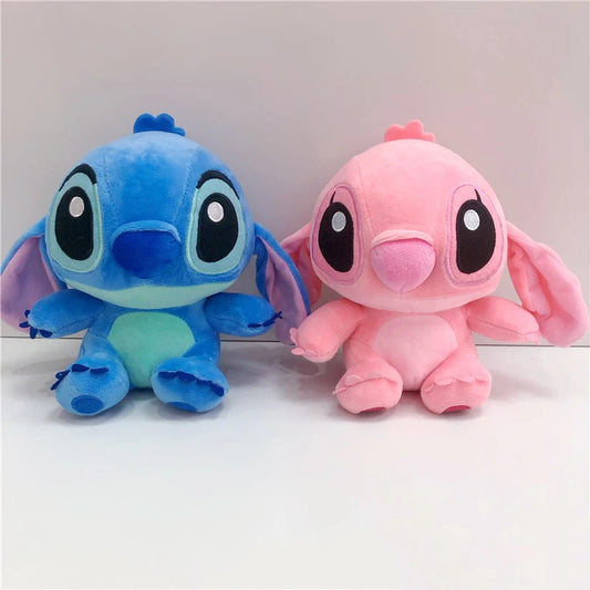 12cm/20cm Anime Stitch Plush Stuffed Kawaii Toys Pendant Doll Kids Birthday Gifts