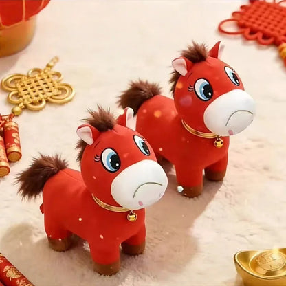 2026 Pony Plush Toy Sad Horse Doll Exclusive Resonance For Working People Stuffed Toy Gift
