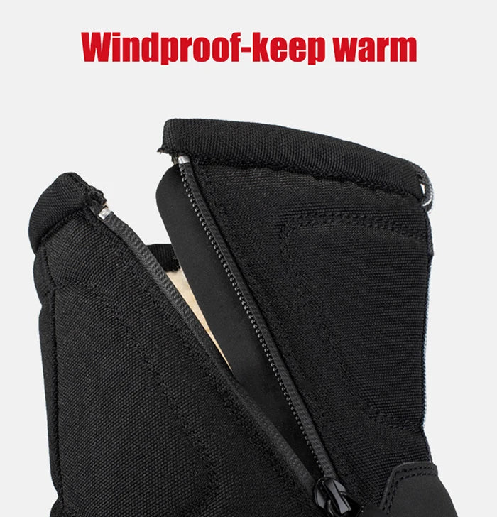 Men's Waterproof Insulated Winter Snow Boots Warm Outdoor Hiking Footwear