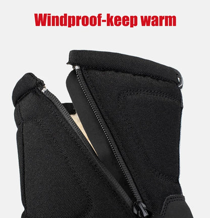 Men's Waterproof Insulated Winter Snow Boots Warm Outdoor Hiking Footwear
