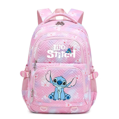 Large Stitch Backpack Anime Daypack Schoolbag Casual Travel Knapsack for Girls