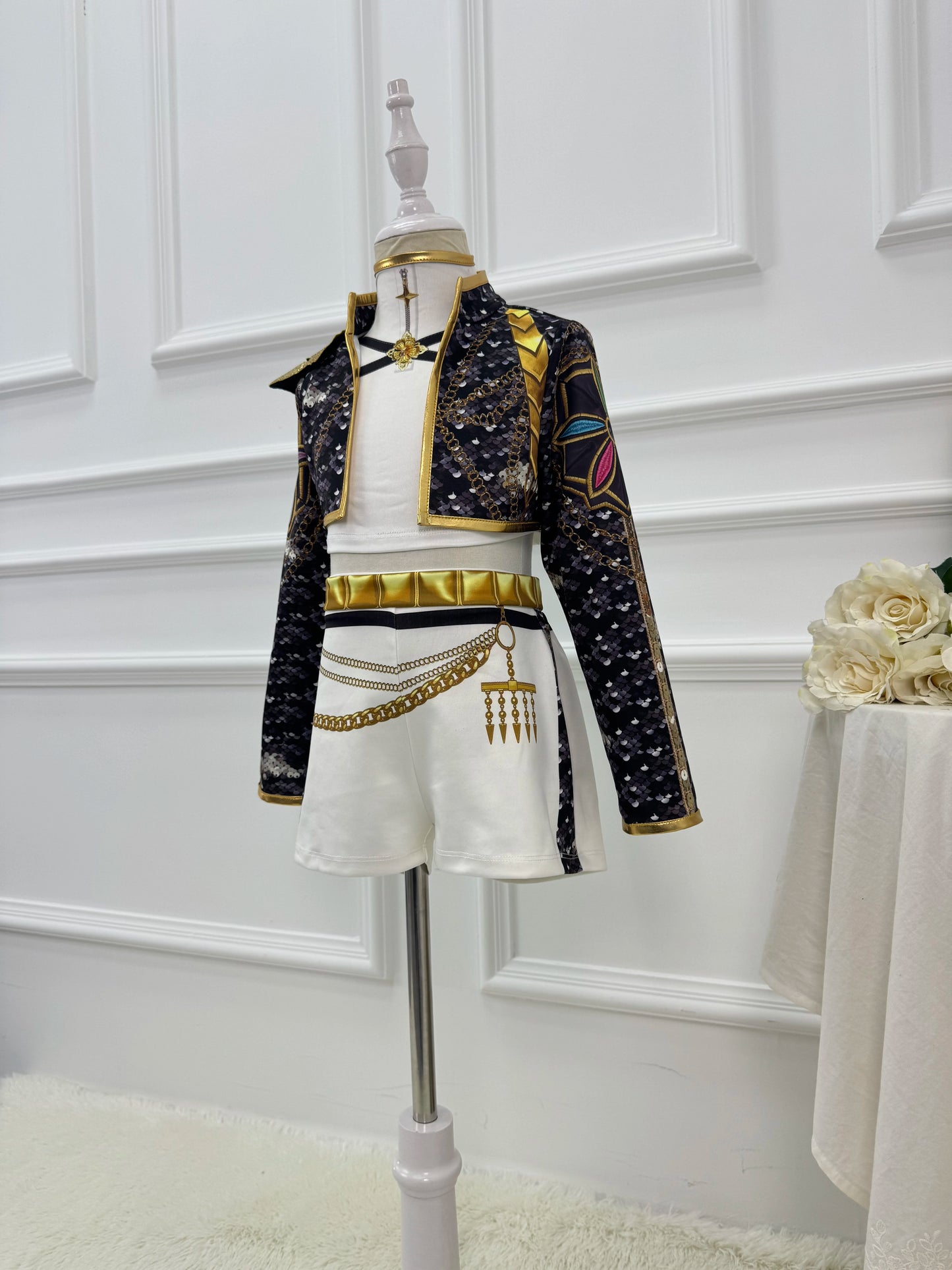 Korean Style Anime Cosplay Costume for Girls Halloween Party Outfit Set